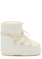Moon Boot Icon Padded Nylon Snow Boots Cream 4244 (IT42 44 / UK9