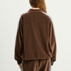 Needles Women's Side Line Pullover Shirt in Brown