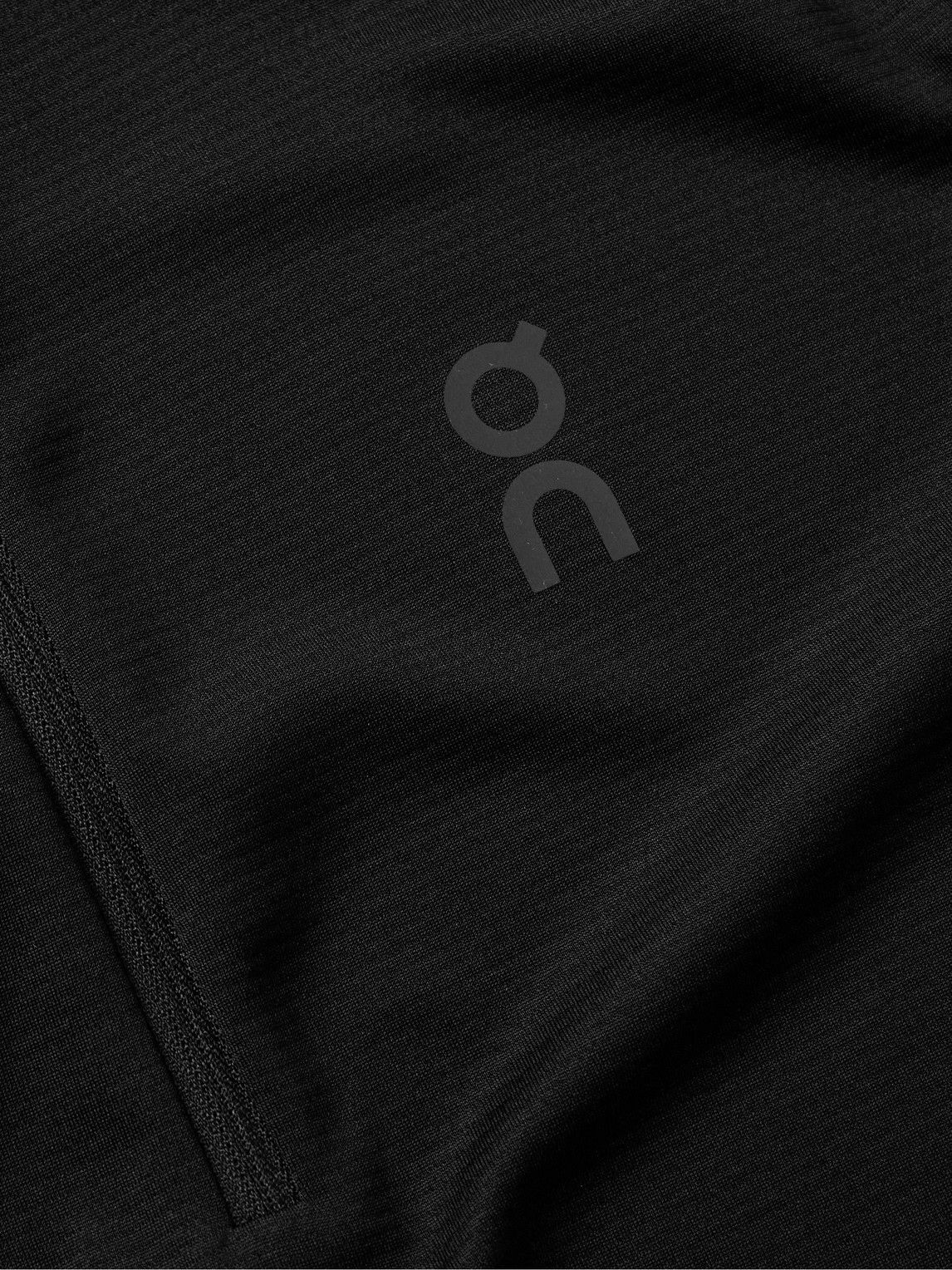 ON - Climate Stretch Recycled-Jersey Half-Zip Top - Black