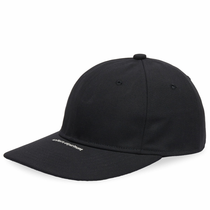 Photo: Uniform Experiment Men's Visor Logo Cap in Black 