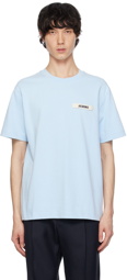Jacquemus Blue 'Le t-shirt Gros Grain' T-Shirt