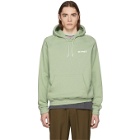 Sunnei Green Classic Fit Hoodie