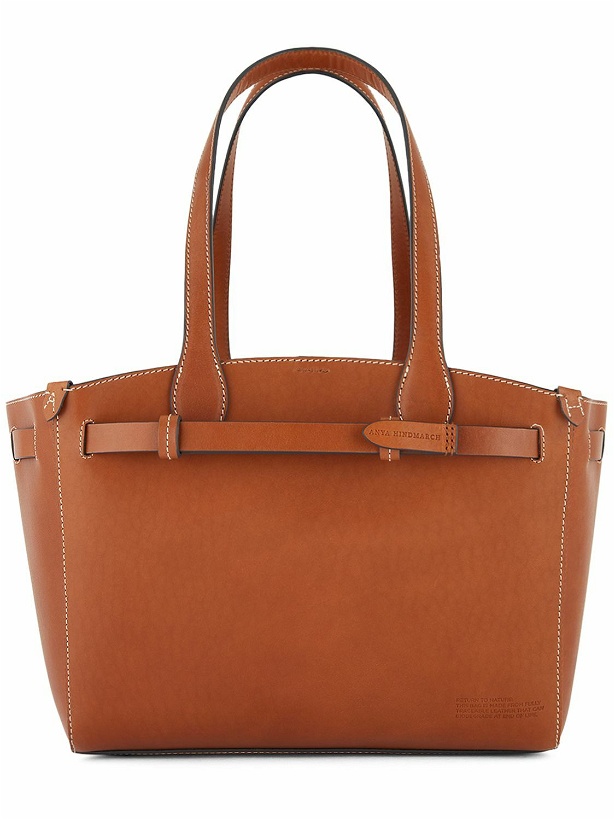 Photo: ANYA HINDMARCH - Small Compostable Leather Tote Bag