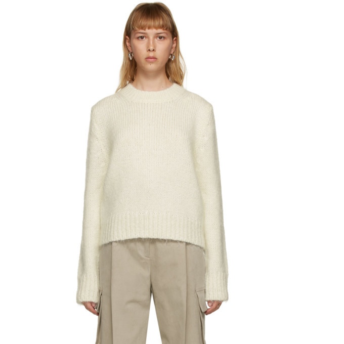 DRAE Off-White Mohair Sweater
