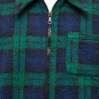 Cole Buxton Men's Flannel Overshirt in Black Watch