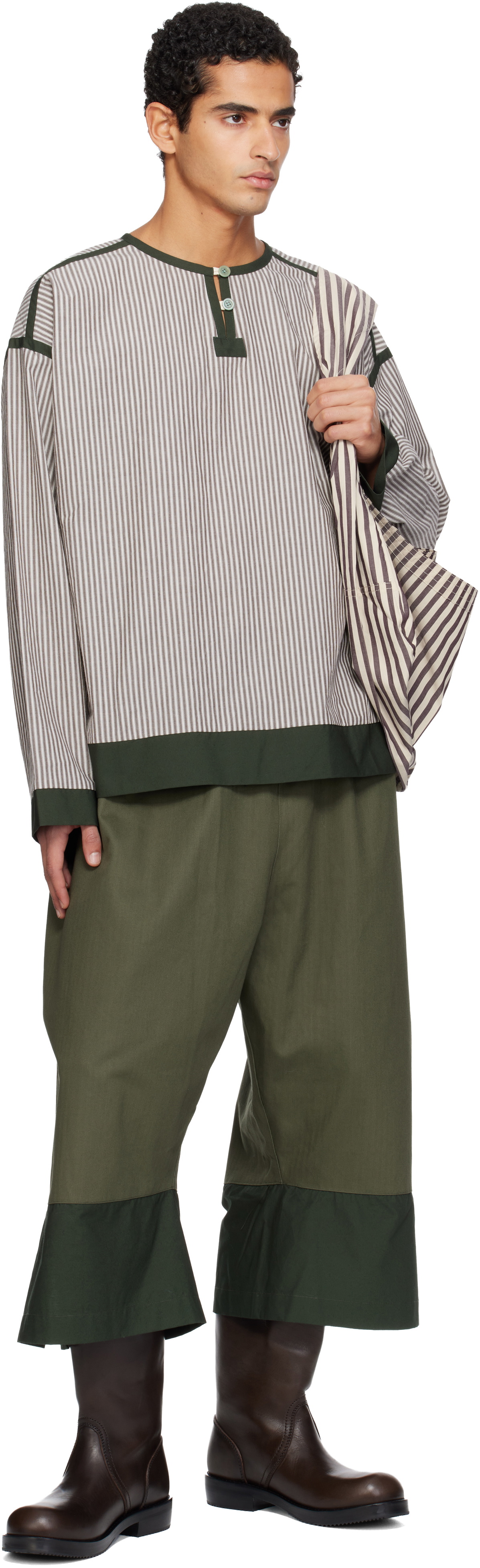 SC103 Brown & White Catalog Henley