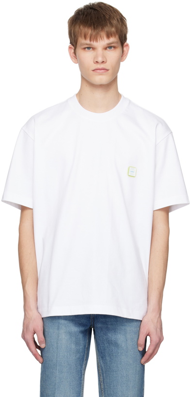 Photo: Solid Homme White Tennis-Tail T-Shirt