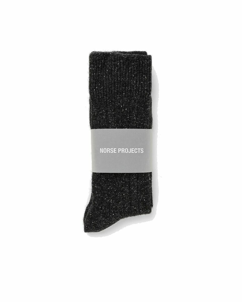 Photo: Norse Projects Bjarki Neps Grey - Mens - Socks