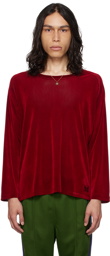 NEEDLES Red Raglan Long Sleeve T-Shirt