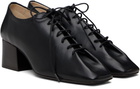 LEMAIRE Black Souris Classic Derby Heels