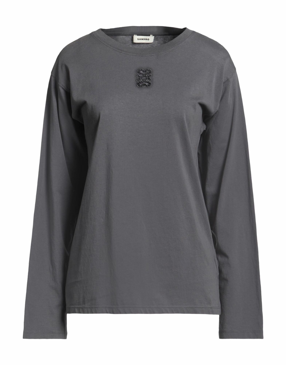 Sandro Womens T-shirt Charcoal