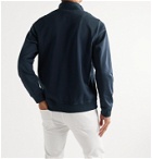 Orlebar Brown - Alton Slim-Fit Cotton Half-Zip Sweatshirt - Blue