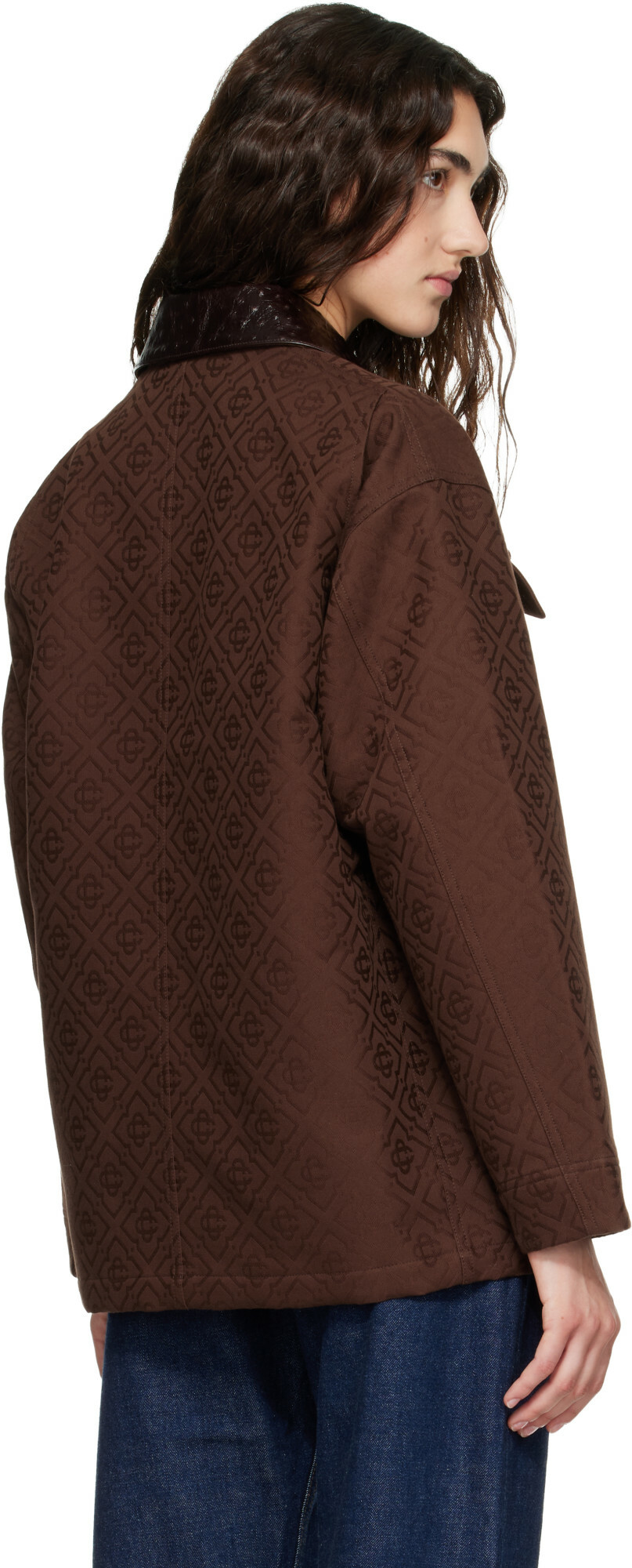 Casablanca Brown Workwear Jacket