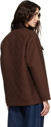 Casablanca Brown Workwear Jacket