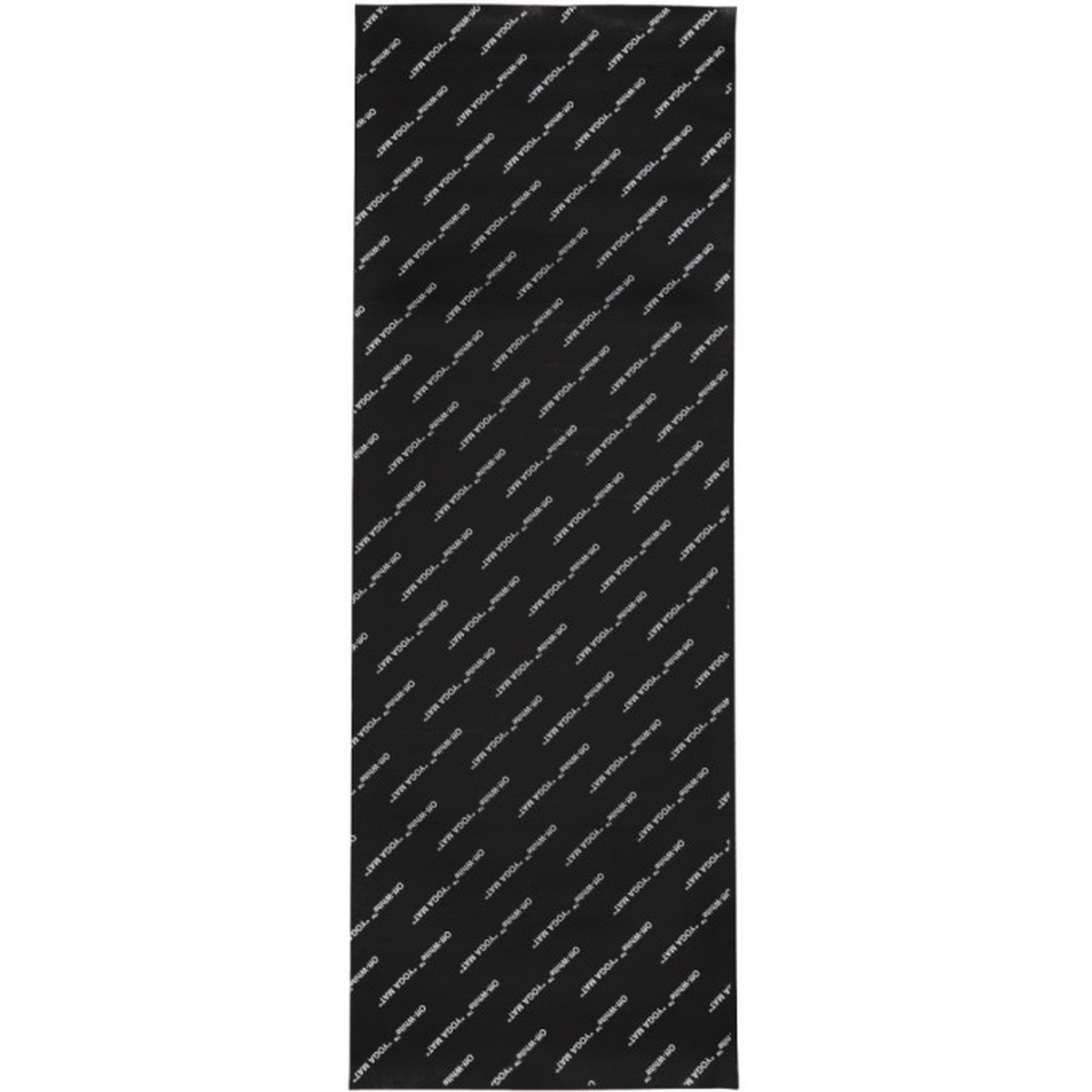Off-White Black and White Woman Yoga Mat