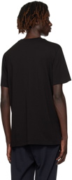 Moncler Black Flocked T-Shirt