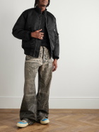 DRKSHDW by Rick Owens - Imbottito Oversized Padded Shell Bomber Jacket - Black