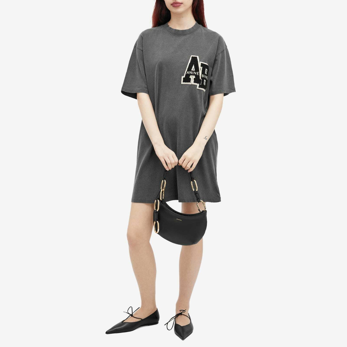 anya mini dress black white anya dress