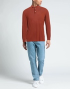 Eleventy Mens Polo shirt Brick