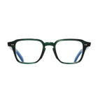 Cutler And Gross Gr07 03 Striped Dark Green Glasses