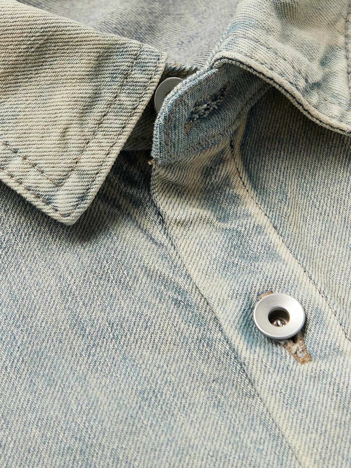 DRKSHDW by Rick Owens - Denim Jumbo Overshirt - Gray