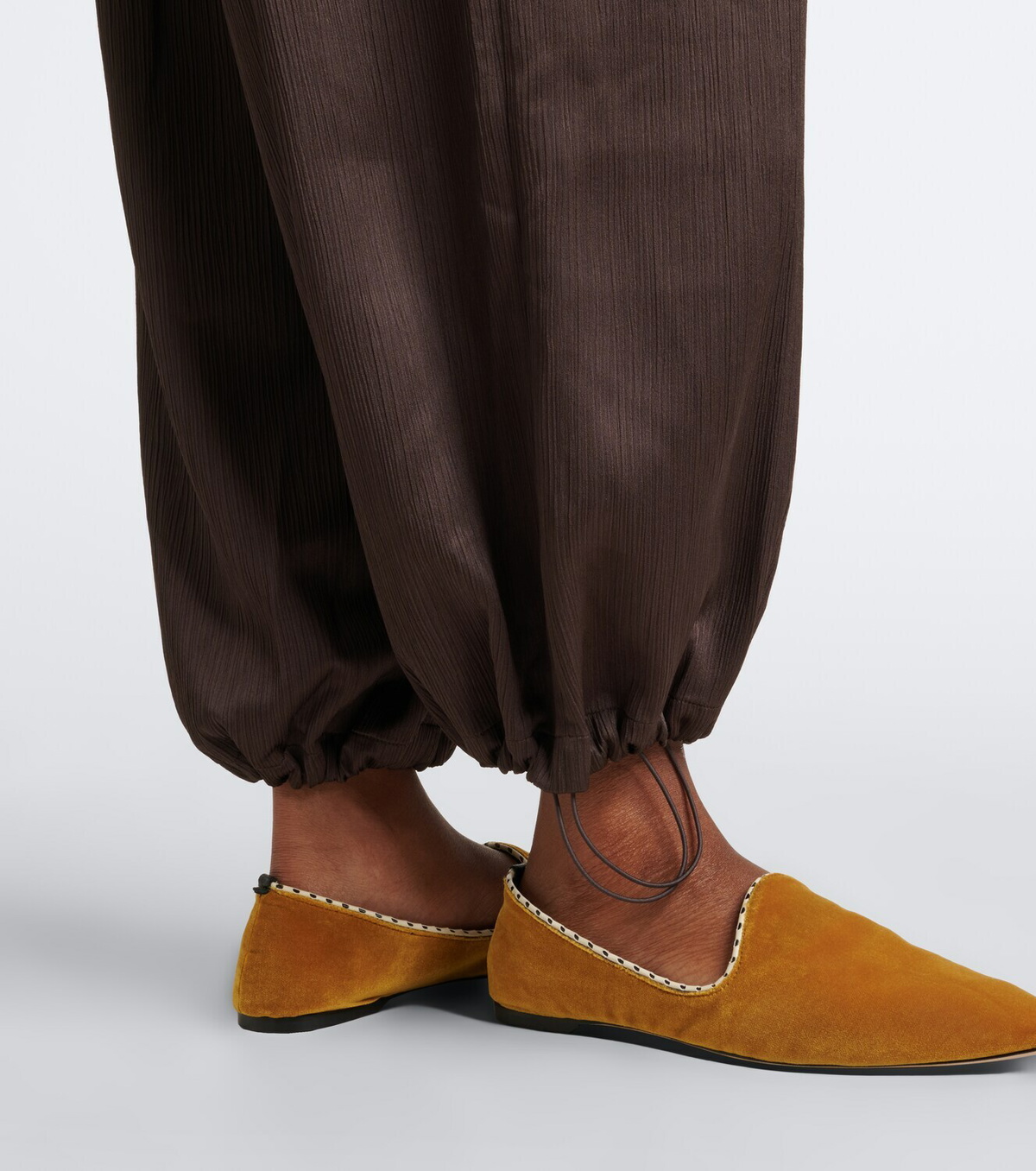 Vince Crinkled plissé balloon pants