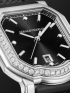 Gerald Charles - Maestro 2.0 Ultra-Thin Automatic 39mm Stainless Steel, Diamond and Rubber Watch, Ref. No. GC2.0-A-DIA-00