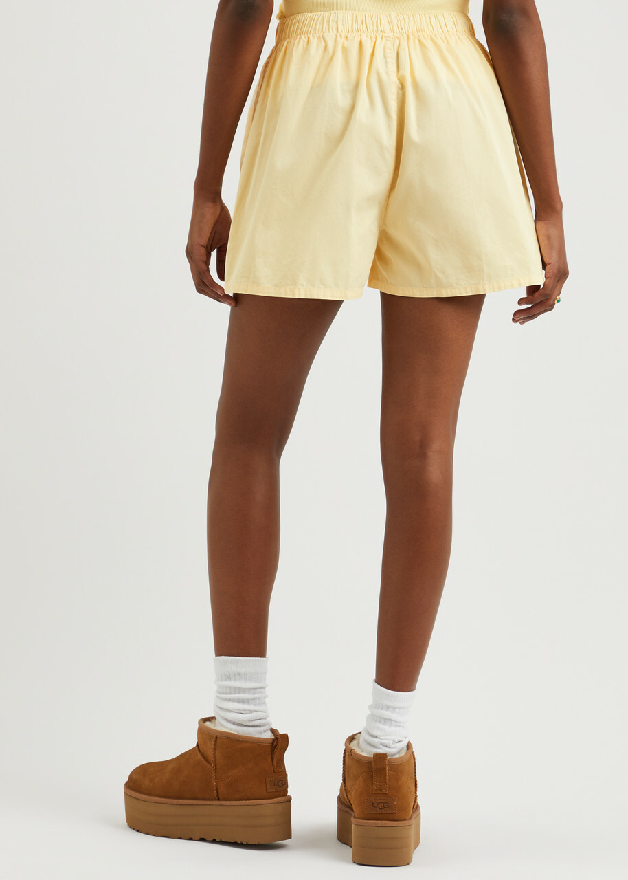 Colorful Standard Cotton-twill Shorts Yellow