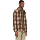 Fendi Reversible Brown Plaid Forever Fendi Jacket