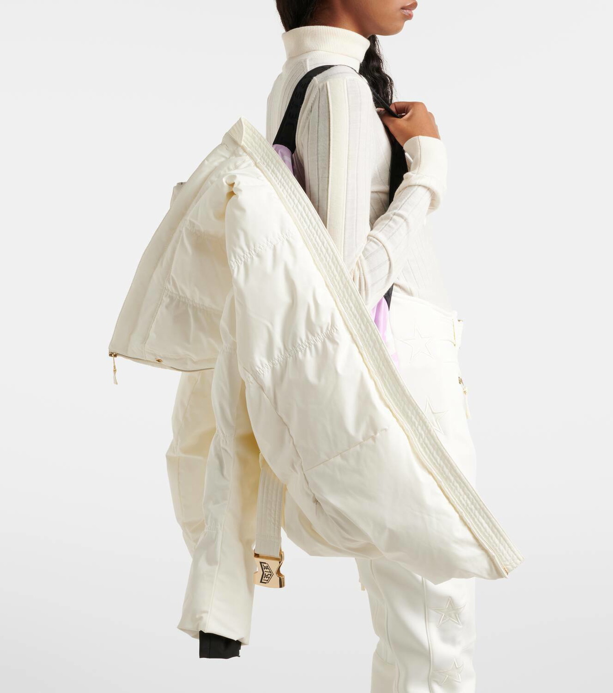 Jet Set Chamonix belted ski jacket