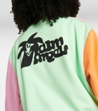 Palm Angels Logo colorblocked track jacket
