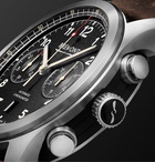 Bremont - ALT1-C Griffon Automatic Chronograph 43mm Stainless Steel and Leather Watch - Black