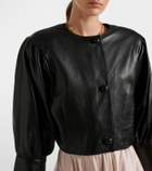 Chloé Cropped leather jacket