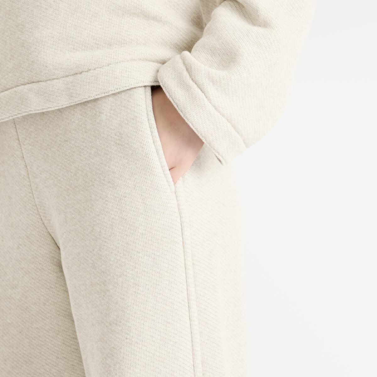 Max Mara Women's Tay Textured Sweatpants in Albino