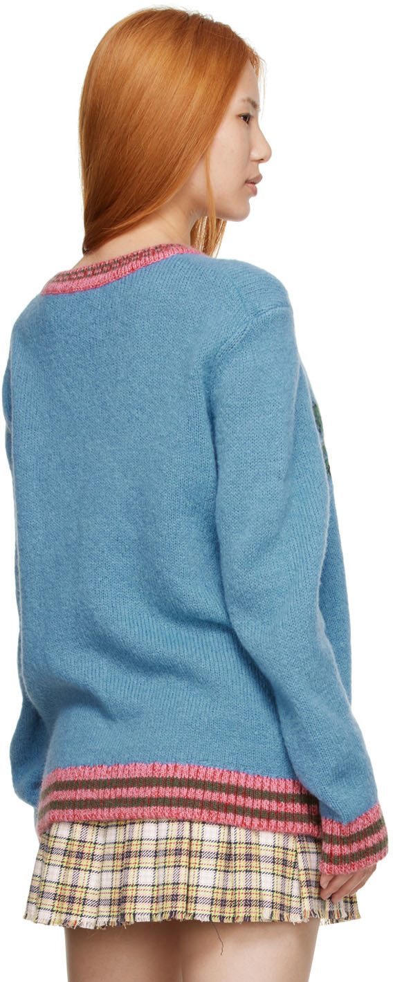 Marc Jacobs Heaven Blue Wool Sweater