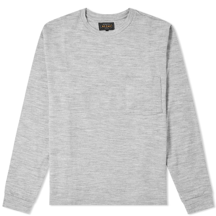 Photo: Beams Plus Long Sleeve Wool Pocket Tee