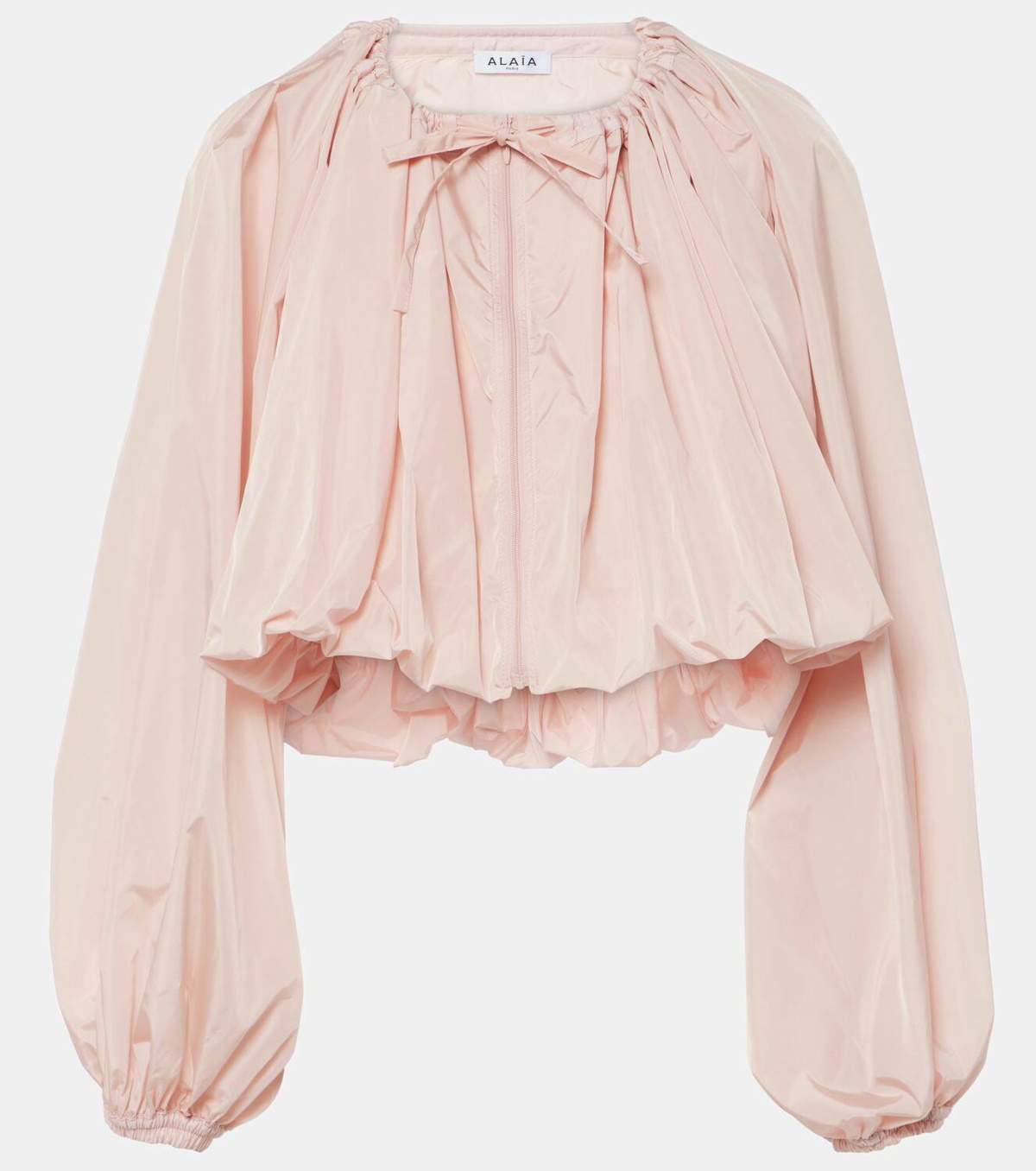 Alaïa Pleated cropped jacket