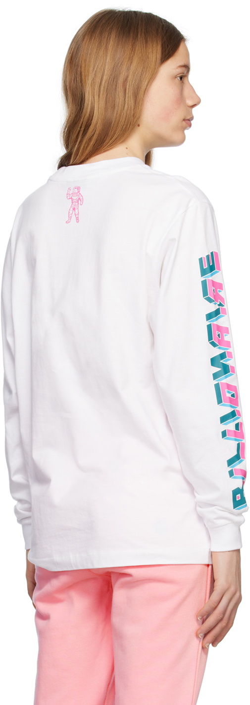 Billionaire Boys Club White Geometric Long Sleeve T-Shirt