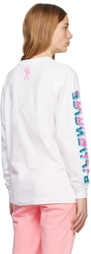 Billionaire Boys Club White Geometric Long Sleeve T-Shirt