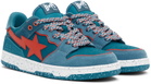 BAPE Blue Sk8 Sta #7 Sneakers