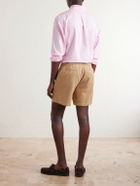 Polo Ralph Lauren - Straight-Leg Logo-Embroidered Cotton-Corduroy Drawstring Shorts - Brown