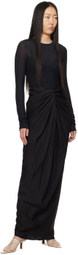 Gauge81 Black Marsa Long Sleeve T-Shirt