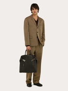 Ferragamo Mens Hug tote bag in Brown