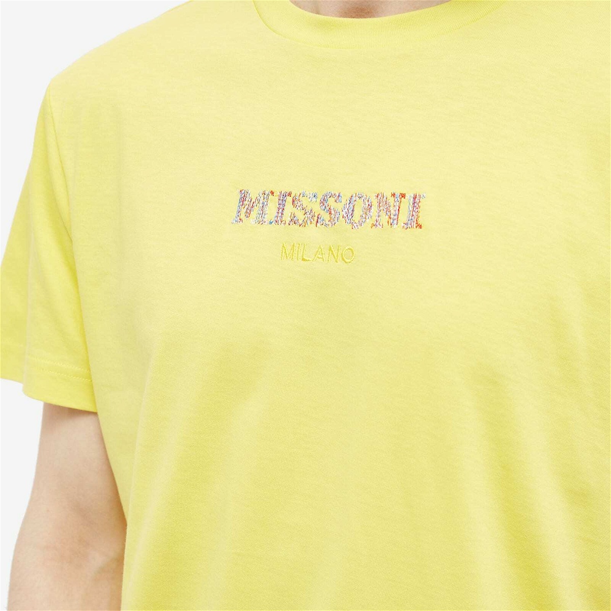 Missoni Men's Knit Logo T-Shirt in Multi Missoni