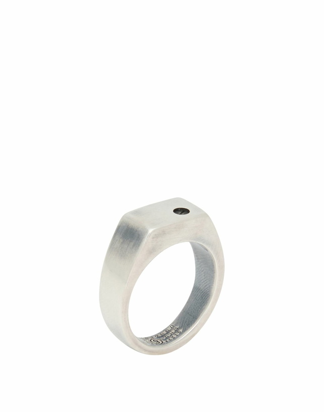 Photo: Mm6 Maison Margiela Womens Ring in Silver