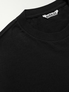 Auralee - Cotton-Jersey T-Shirt - Black