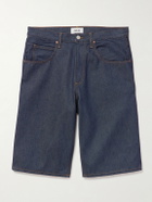 AGOLDE - Fusion Wide-Leg Denim Shorts - Blue