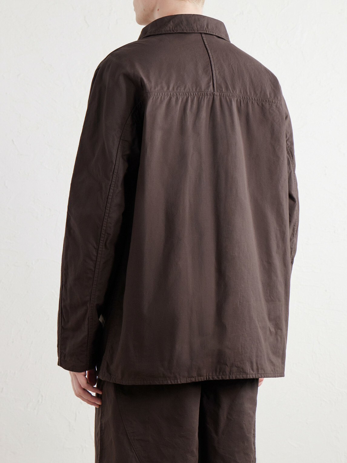Casey Casey - Hugo Waxed Cotton Jacket - Brown