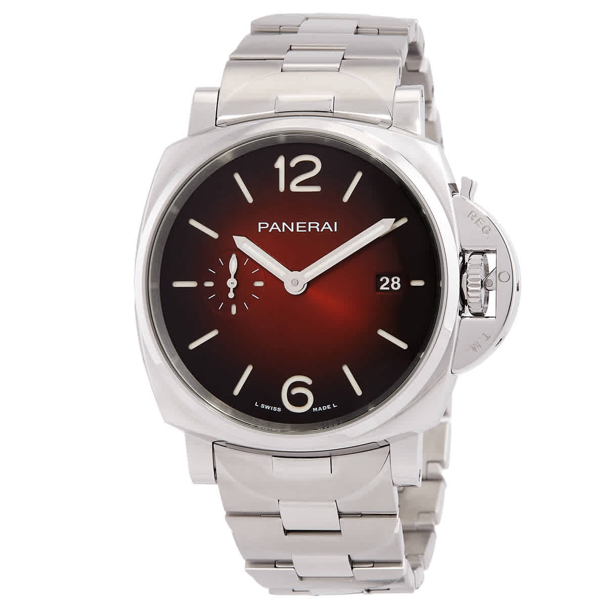 Panerai Luminor Due 42mm Burgundy Automatic Watch PAM01539