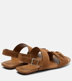 Hogan H685 suede sandals